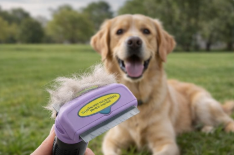 Deshedding Brush for Dogs & Cats | ShedControl™ Tool