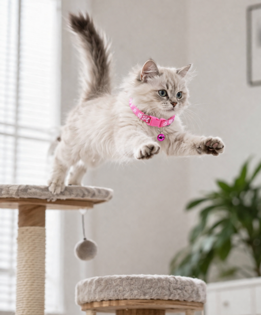 Adjustable Cat Collar with Bell | SafeCharm™