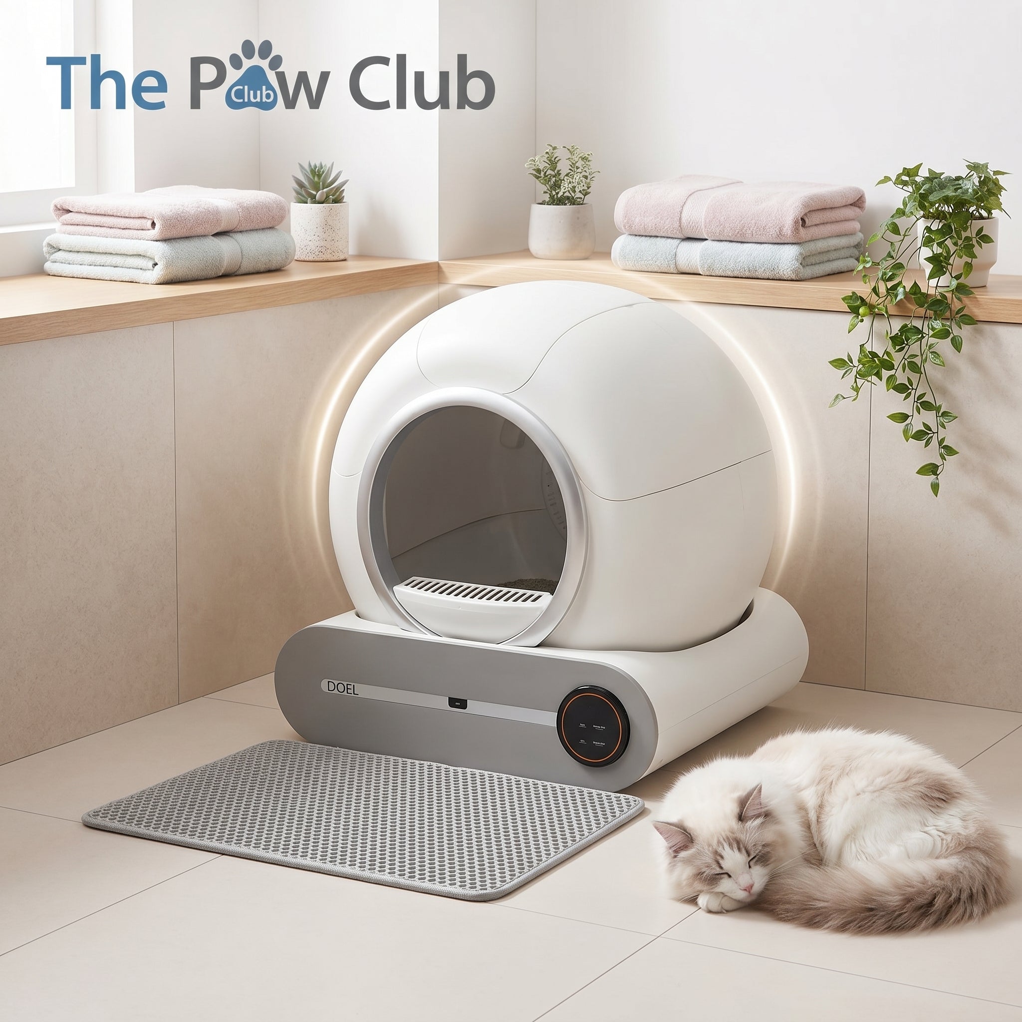 Smart Self-Cleaning Cat Litter Box 65L – Automatic & App Controlled