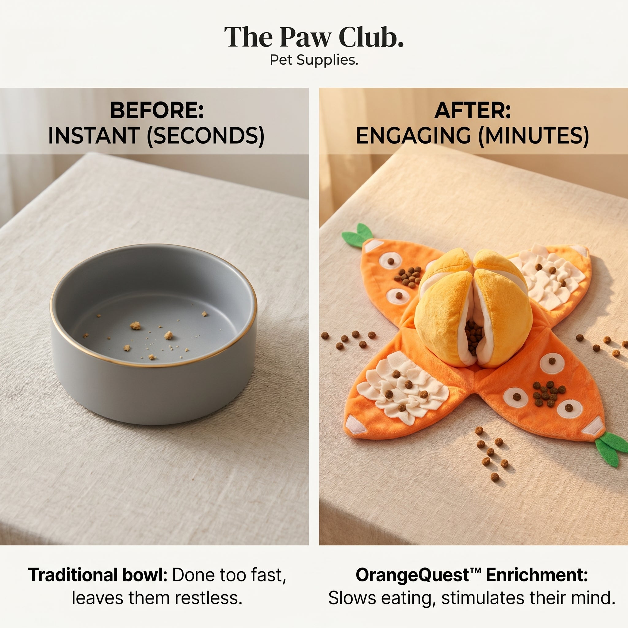 OrangeQuest Hide-and-Seek Enrichment Toy for Dogs