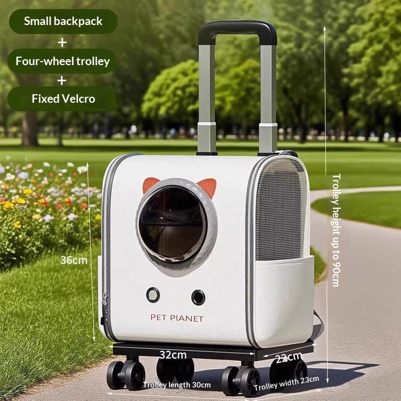 Rolling Pet Carrier TravelNest™ for Easy Pet Travel