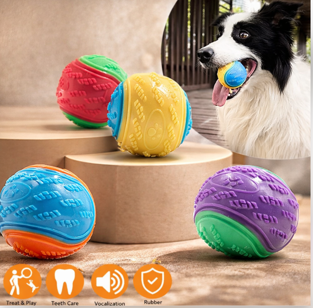 PawClean Chew Ball – Dog Dental Toy for Clean Teeth