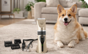 Quiet Pet Grooming Clipper Kit – TrimEase™ Low Noise