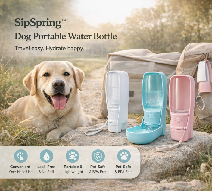 Portable Hydration Bottle – SipSpring™