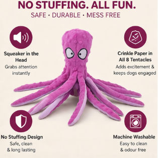 OctoPlay Interactive Dog Toy for Active Dogs