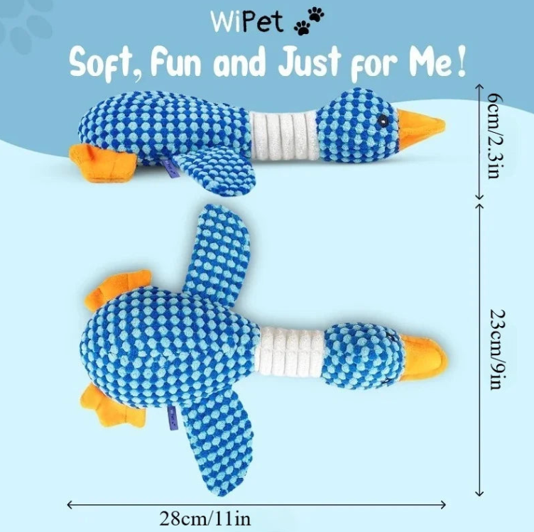 Durable Plush Goose Toy for Dogs