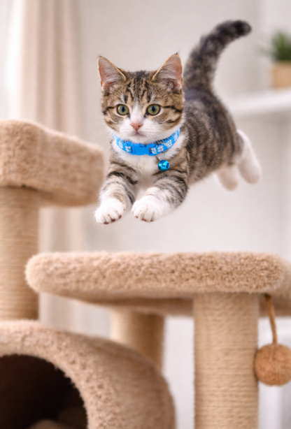 Adjustable Cat Collar with Bell | SafeCharm™