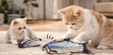 FlopFish Interactive Moving Toy for Cats &amp; Dogs