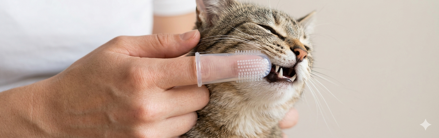 FreshPaws Finger Toothbrush for Dogs &amp; Cats