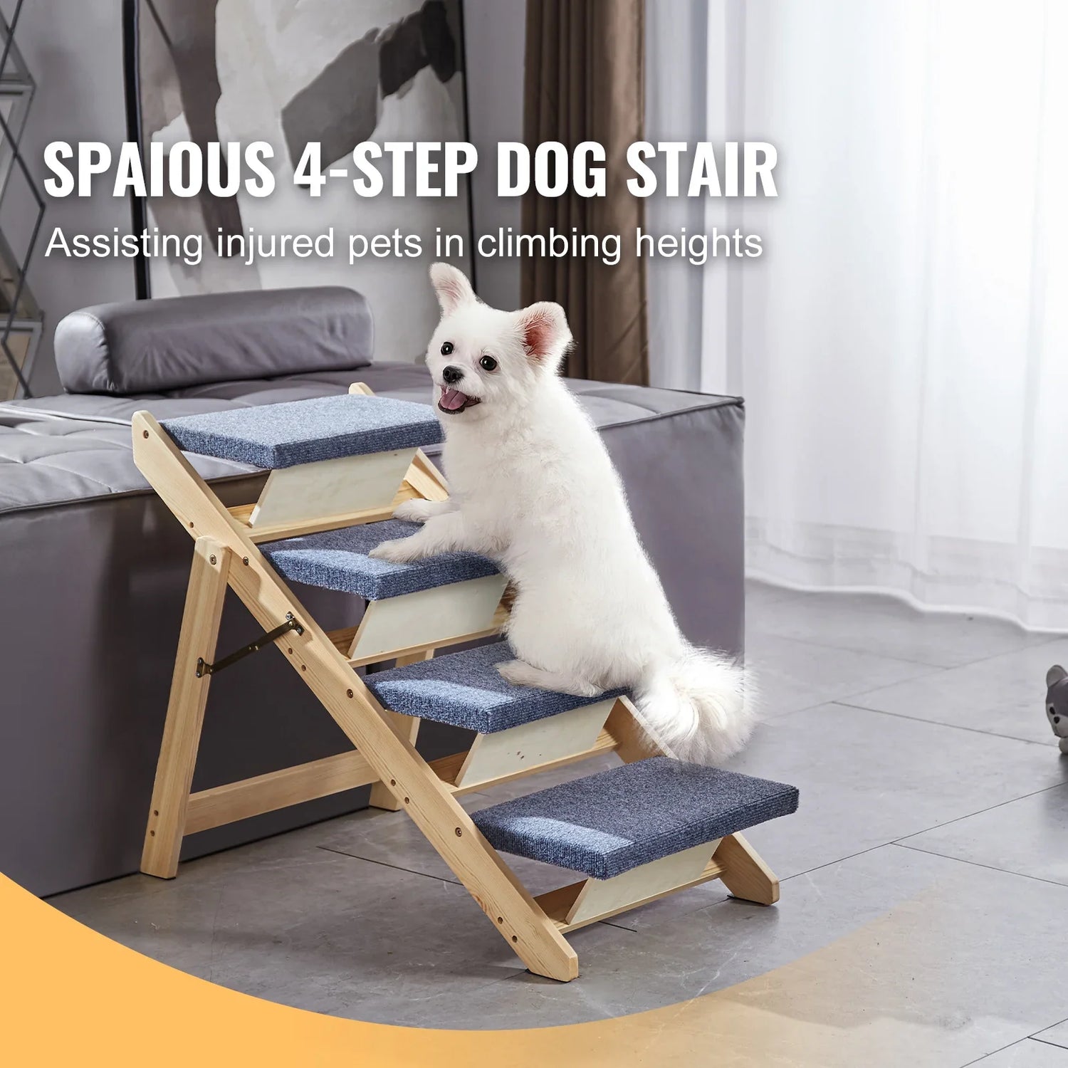 StepEase™ Wooden Pet Ramp