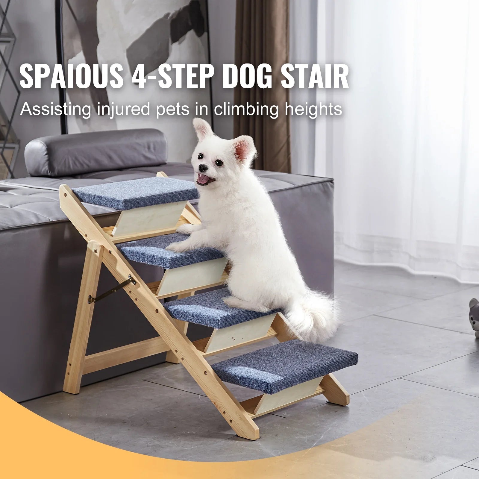 StepEase™ Wooden Pet Ramp
