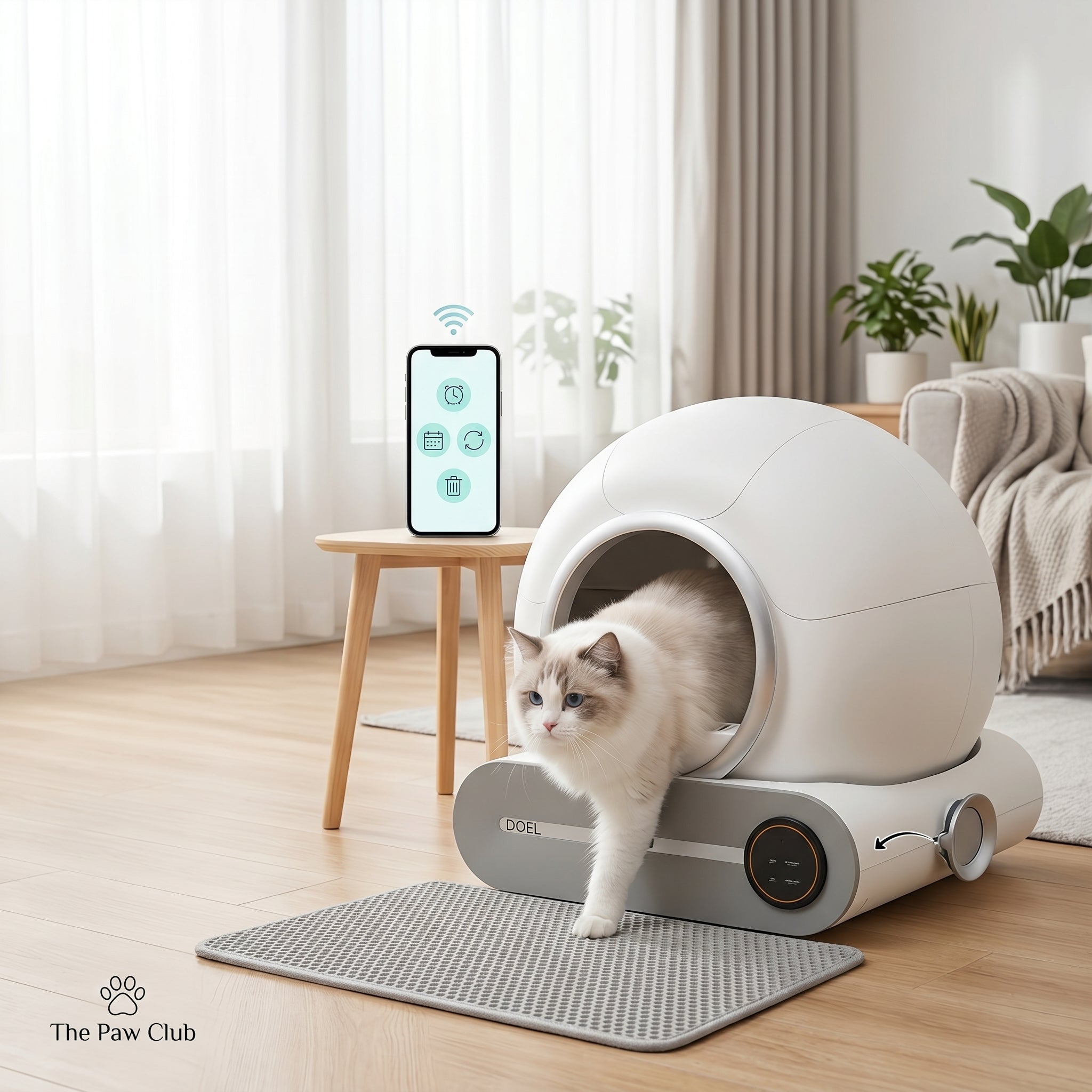 Smart Self-Cleaning Cat Litter Box 65L – Automatic &amp; App Controlled
