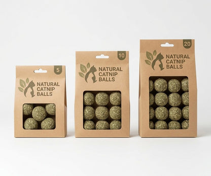 Natural Catnip Play Balls for Cats – PurrMint™