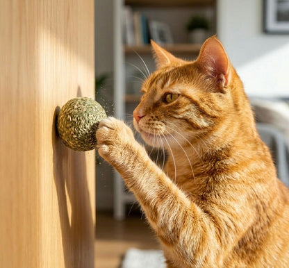 Natural Catnip Play Balls for Cats – PurrMint™