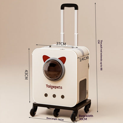 Rolling Pet Carrier TravelNest™ for Easy Pet Travel