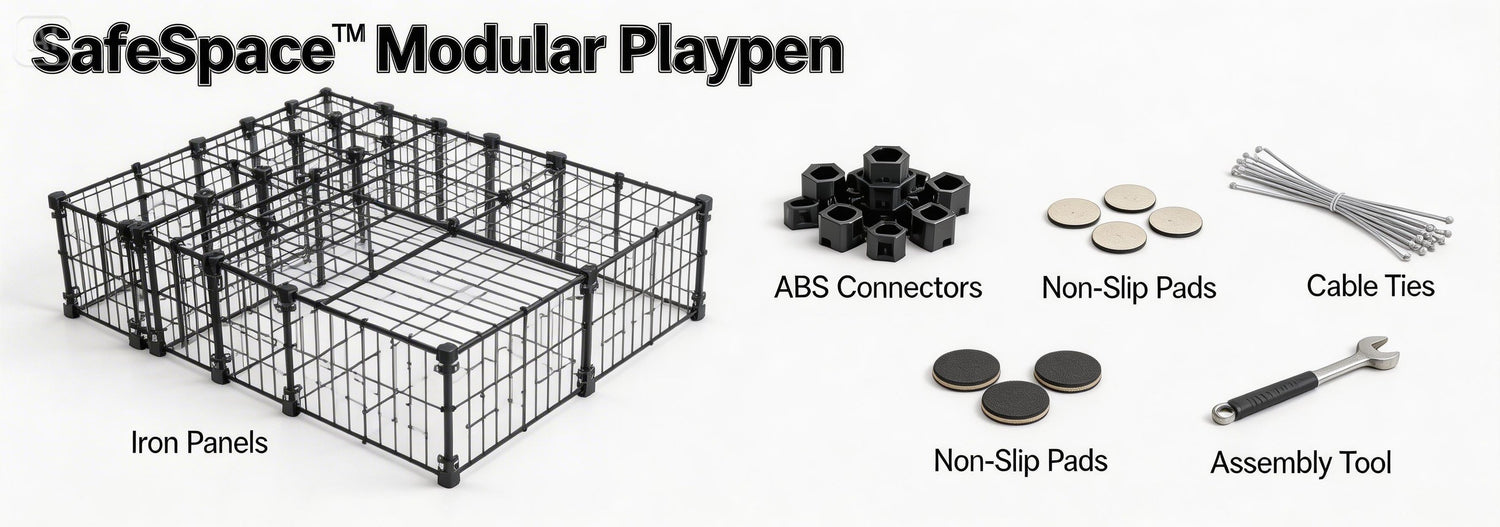 SafeSpace™ Modular Pet Playpen