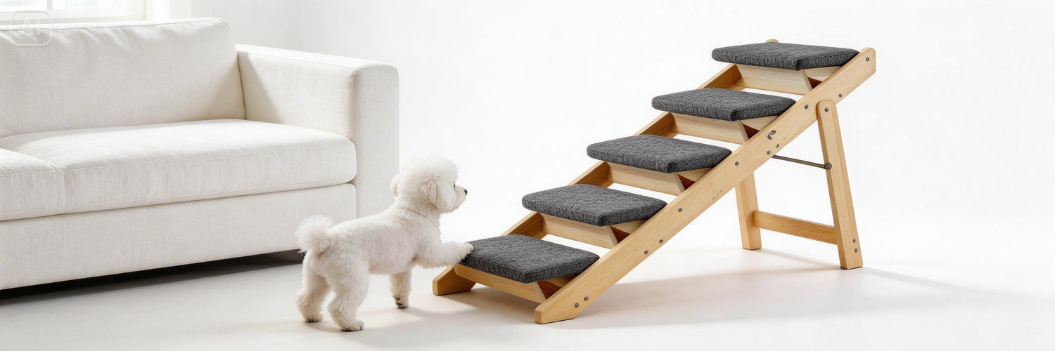 StepEase™ Wooden Pet Ramp