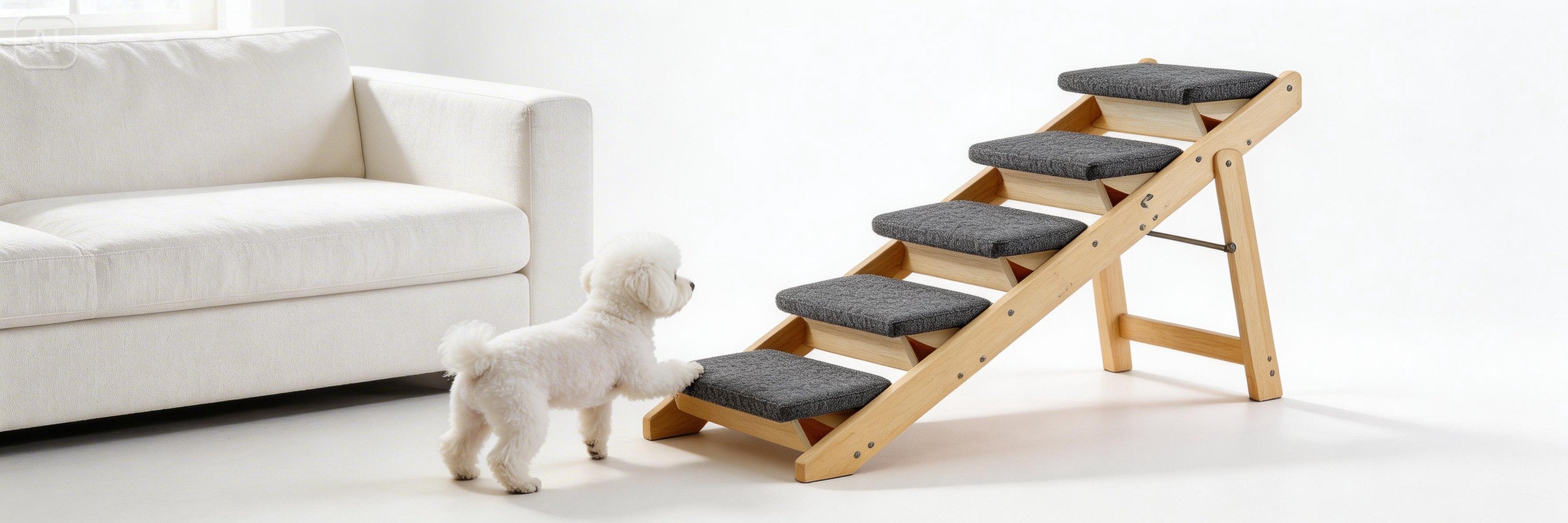 StepEase™ Wooden Pet Ramp